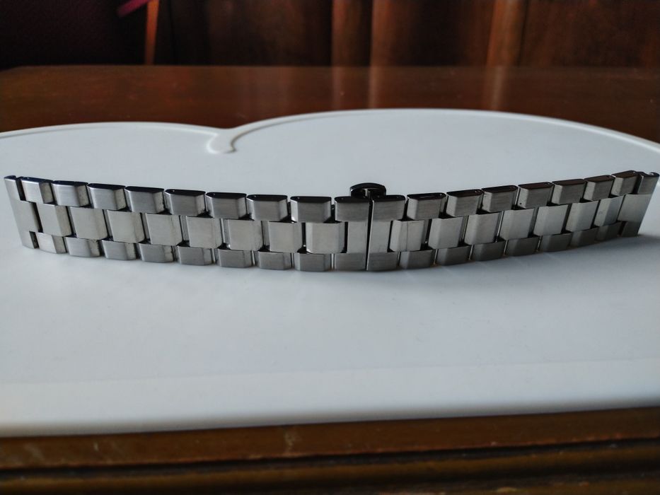 Bransoleta do zegarka stalowa pełne ogniwa 20 mm