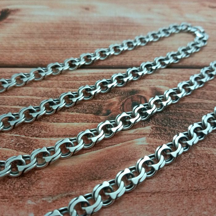 Срібний ланцюжок бісмарк ланцюг на шию чоловічий ланцюжок