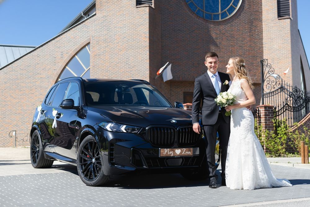 Auto do ślubu BMW X5 40D - czarny szafir 2026!