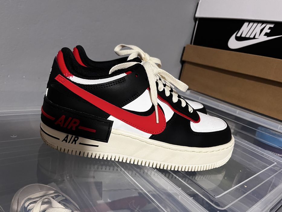 Nike Air Force 1 Shadow University Red