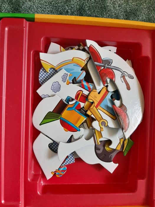 Pojazdy puzzle 6 wzorów