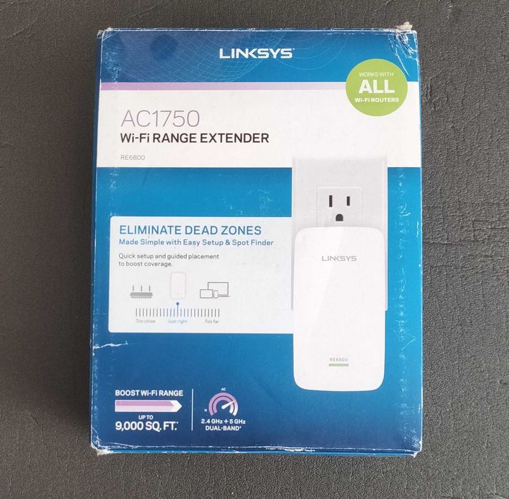 Репітери Linksys RE6800 АС1750, екстендер, ТД, повторювач, підсилювач.