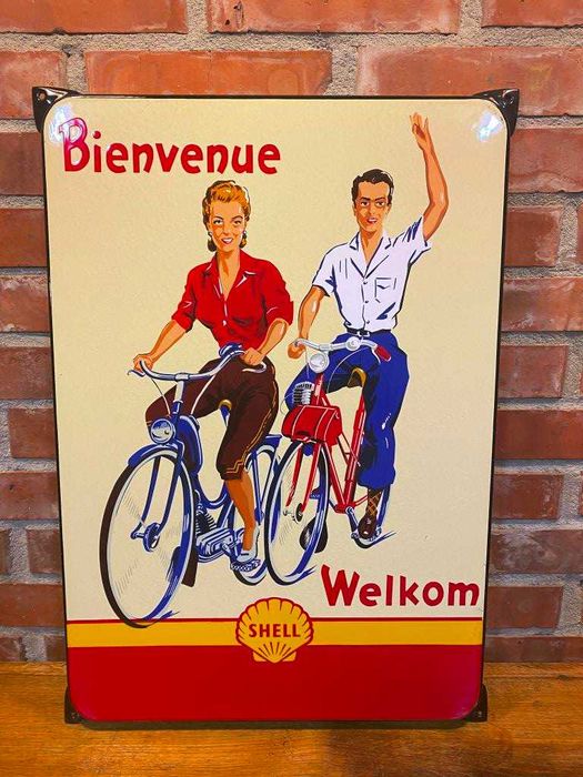 Szyld emaliowany, reklama blacha