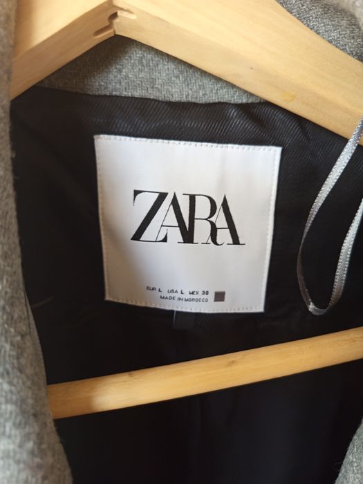 Elegancki płaszcz damski ZARA inPost GRATIS!