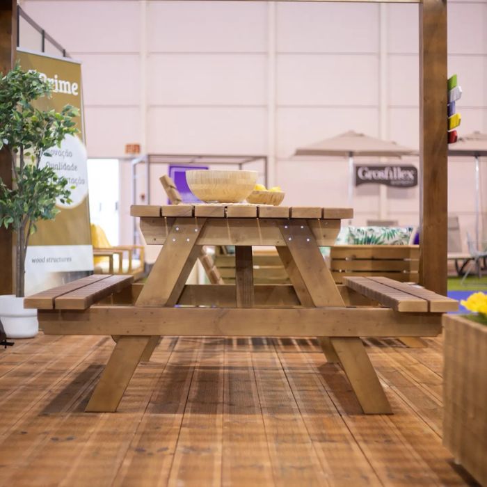 Mesas de picnic 2 metros, mesa de jardim