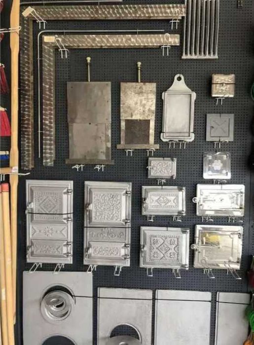 Все для печі: колосник, плити, шибер, кутники, кочерга - комплектуючі