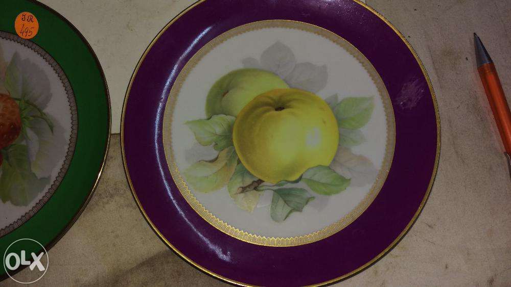 4 Pratos decorativos em Porcelana da Bavária