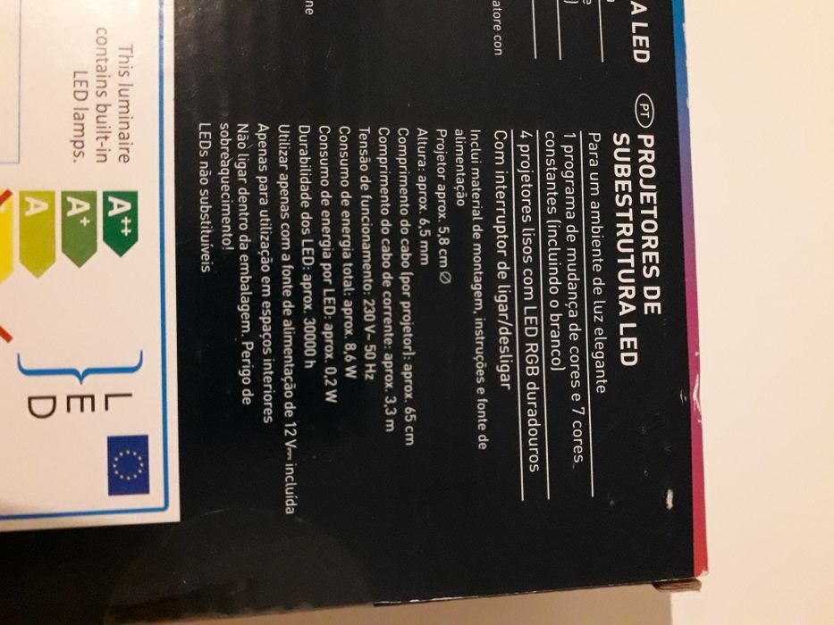 Projetores LED novos