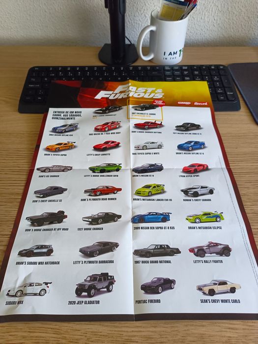 Impecável Diecast 1:32 Dom's Dodge Charger R/T Fast&Furious