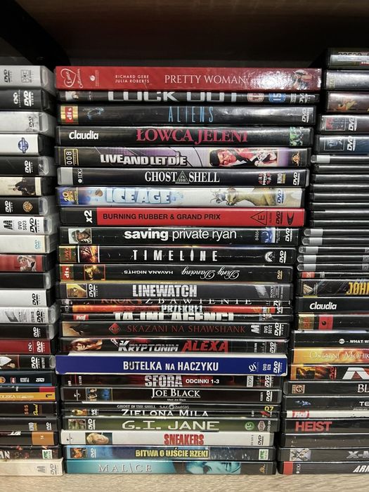 Kolekcja filmów na dvd