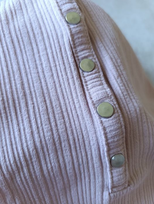 Рожева сукня міді в рубчик для вагітних і годуючих New Look Maternity, плаття-майка, розмір S- M