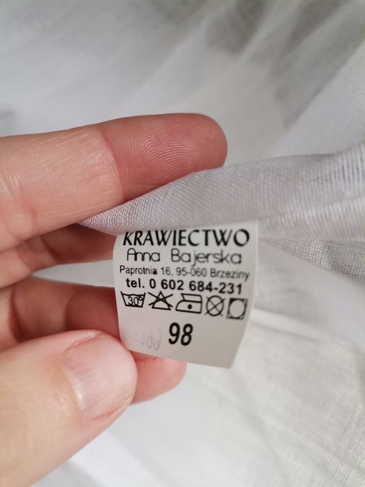 Sukienka ecru 98 dla dziewczynki