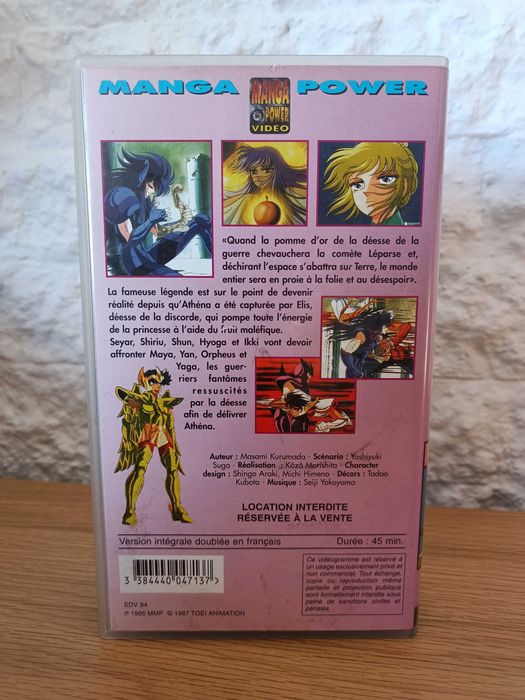 Filmes VHS Manga