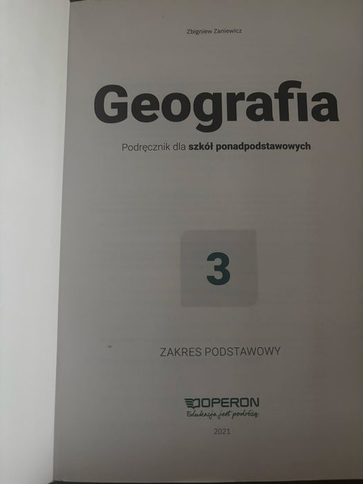Geografia 3 szkoła ponadpodstawowa