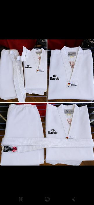 Fato de Taekwondo DAEDO para 9-11 anos