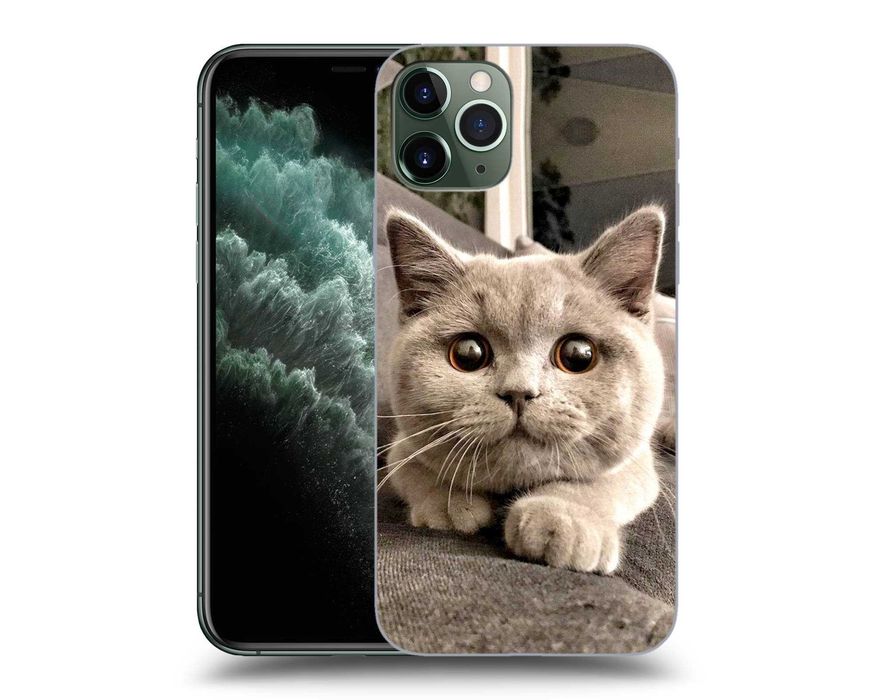 Etui case na telefon KOT BRYTYJSKI dla iPhone Samsung Huawei Xiaomi