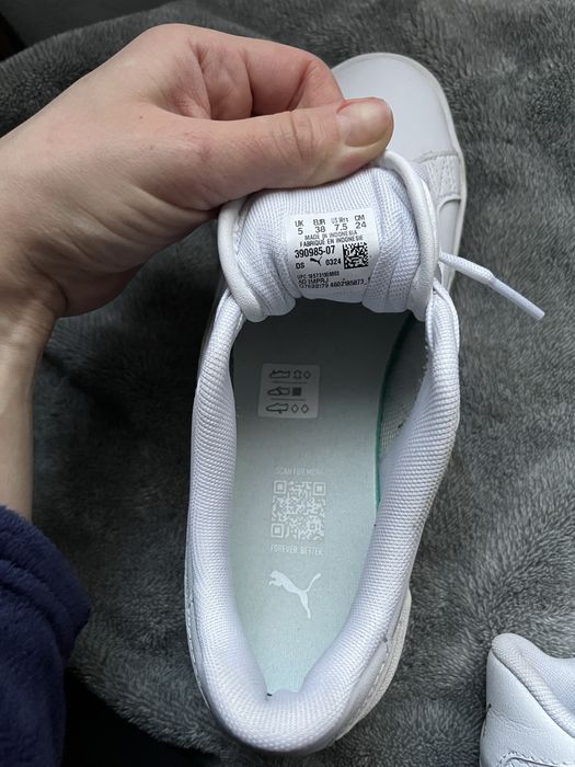 Кросівки  шкіряні білі  PUMA original