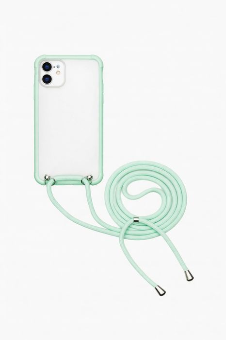 Etui Sinsay Z Paskiem Iphone 11 Silikonowe Tpu Miętowe