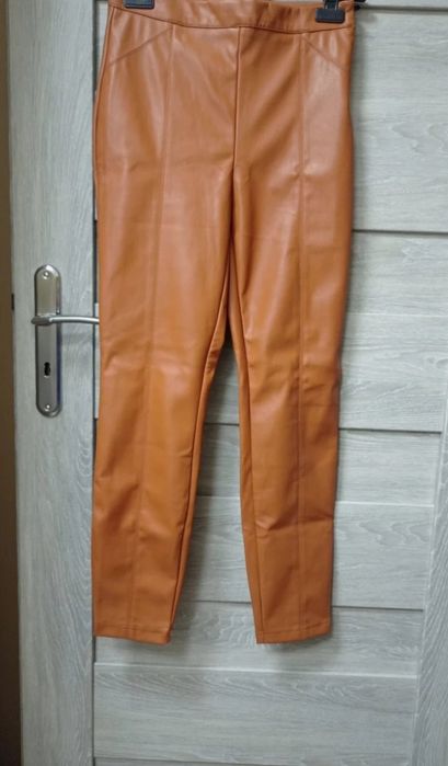 #spodnie #skórzane #rurki