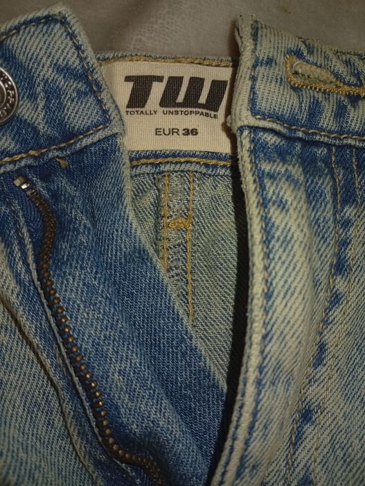 Джинсовая длинная юбка