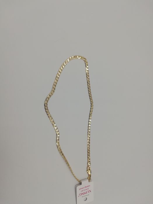 Łańcuszek pancerka pozłacany 14 k Xuping