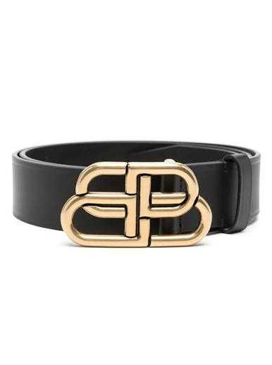 Ремень Баленсиага Золотой Balenciaga BB Belt Ancient Gold
