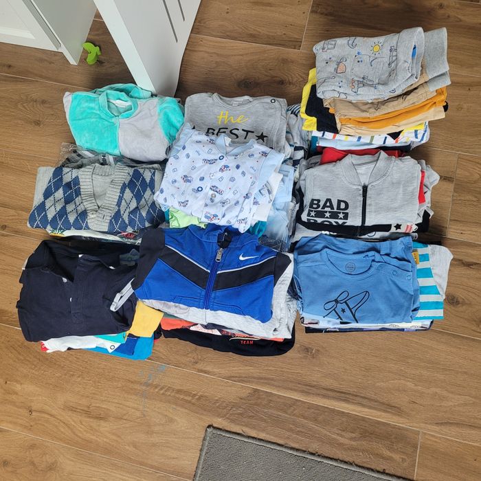 Paka zestaw ubrań dla chłopca 62 68 74