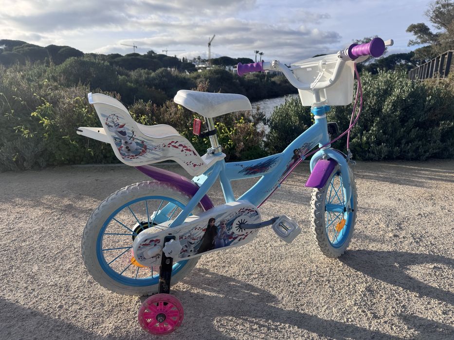 Bicicleta criança Frozen