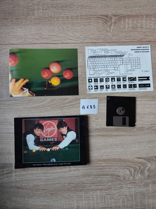 Jimmy White's 'Whirlwind' Snooker Atari ST