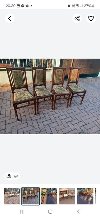 Krzesła Art Deco lata 30te. Różne inne.  Transport!