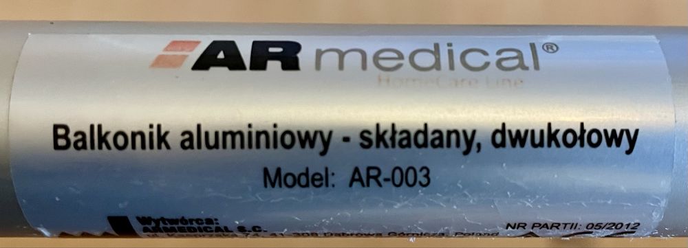 Balkonik AR-003 – jak nowy!