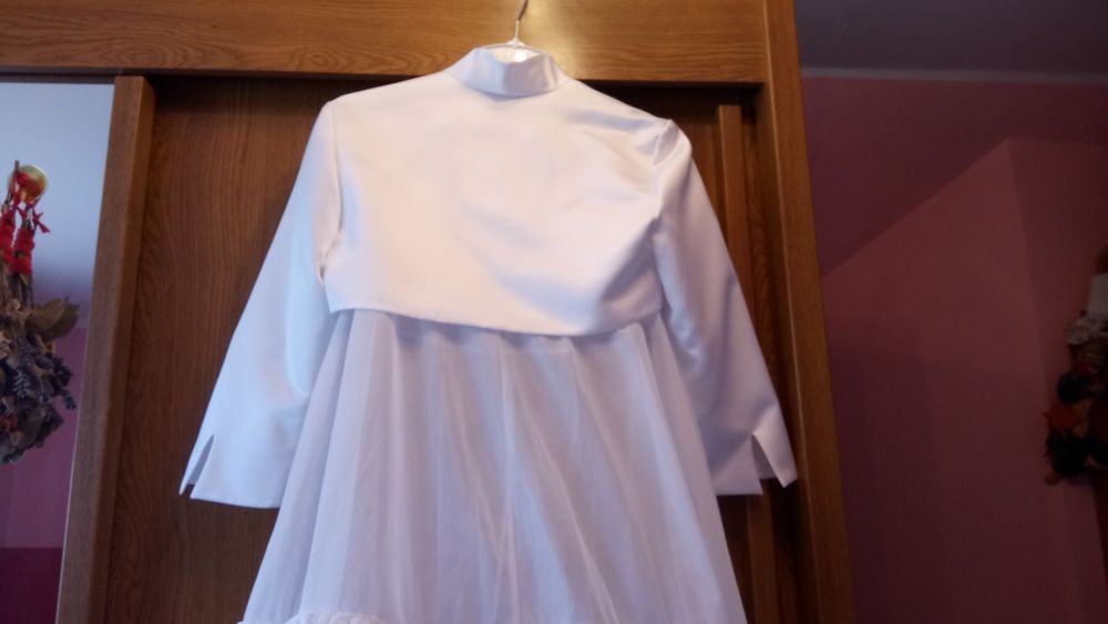 Suknia ślubna, halka, bolerko