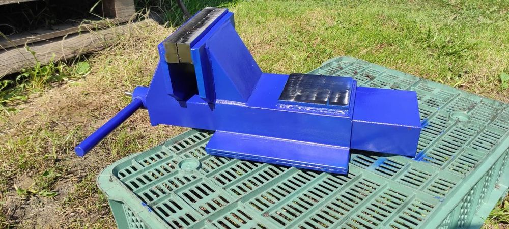 imadło stalowe nowe, mocne, 150mm szczeki,