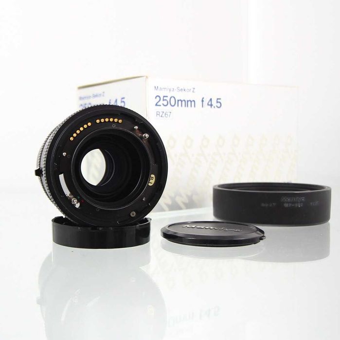 Mamiya Sekor Z 250mm f4.5 para RZ67 com Caixa e Acessórios - Estado Imaculado