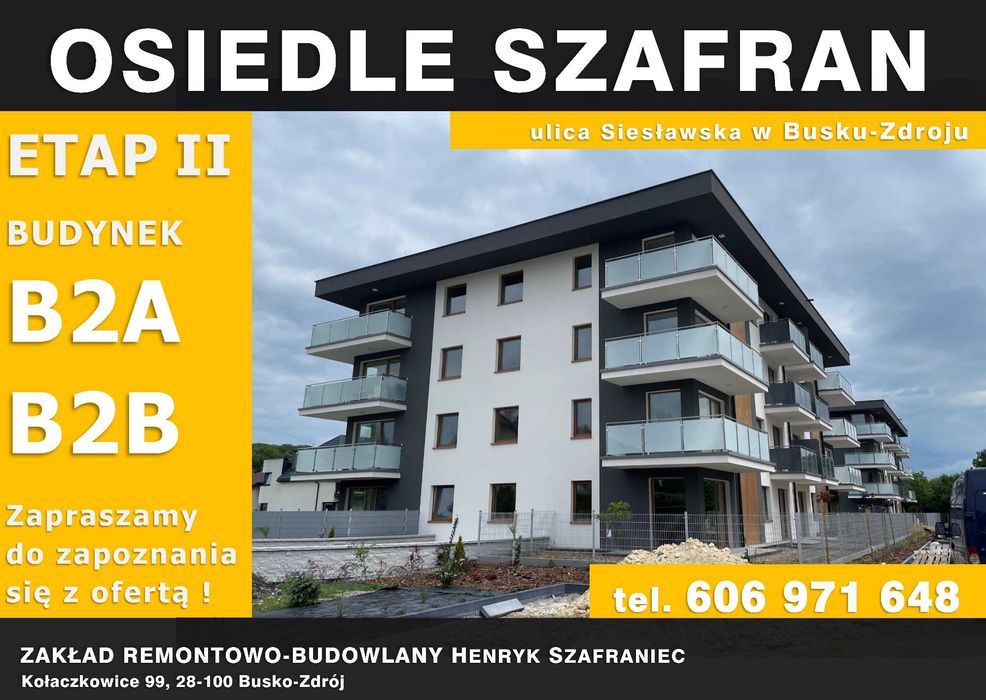 MIESZKANIE NA SPRZEDAŻ ul. Siesławska w Busku-Zdroju B2A M03 35,16m2