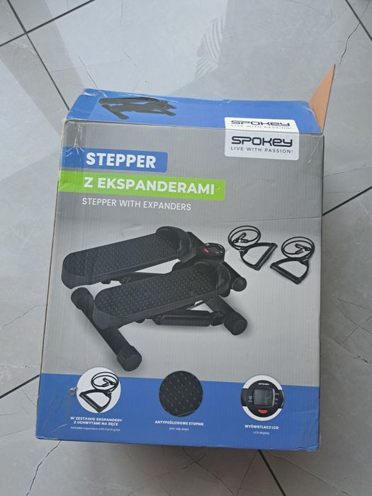 NOWY stepper Spokey z ekspanderami