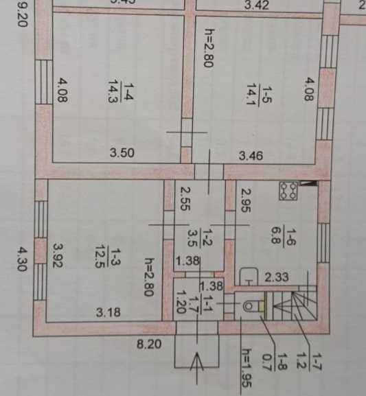 +Продам часть  дома  ул. 12 Апреля район Набережной 32000 дол.