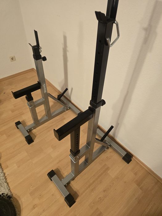 Stojaki pod sztange, gryf olimpijski