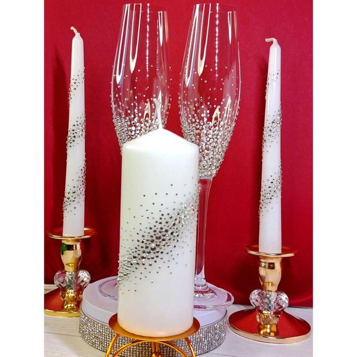 Унікальні весільні бокали, весільні аксесуари, весільні келихи. Пишіть