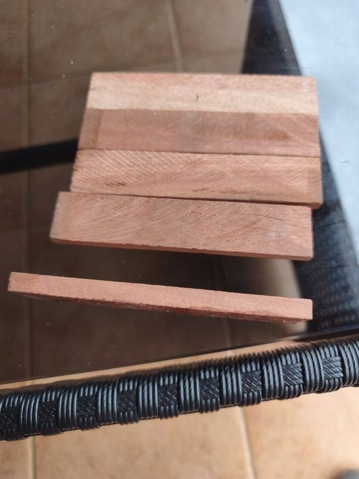 Pavimento de Jatobá, parquet tacos (Brazilian Cherry) — 35 m² — 9 embalagens novas