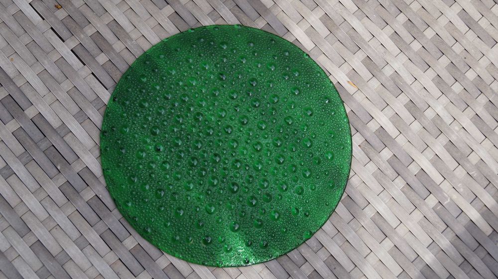 Talerz Asteroid zielony