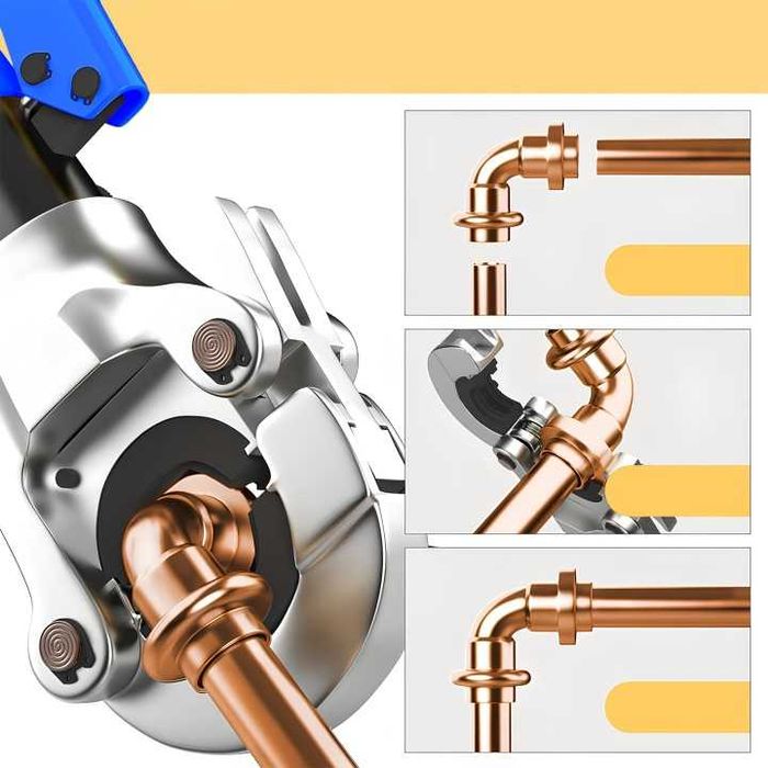 Praska ZACISKARKA HYDRAULICZNA Ręczna DO RUR PEX 12T Matryce Pert U 16 - 32
