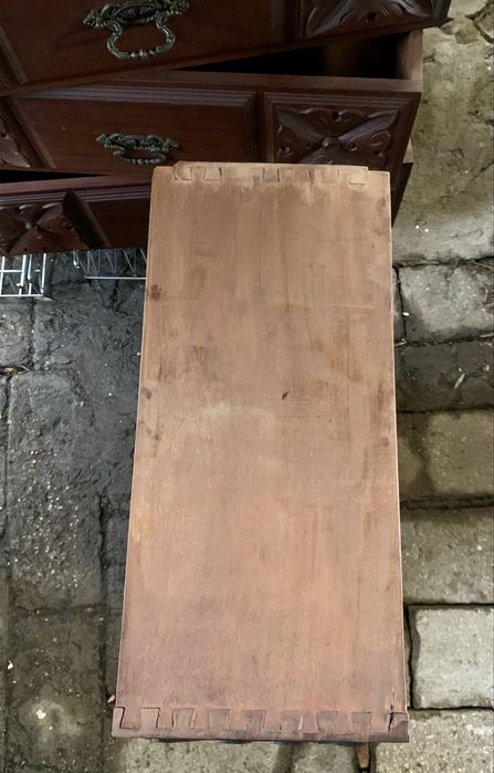 6 gavetas  vintage, madeira maciça