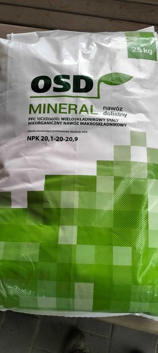 OSD Mineral 25kg nawóz dolistny npk z mikro, stymulator wzrostu na 8ha