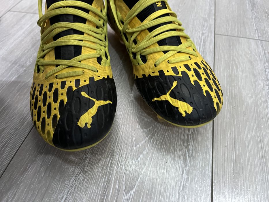Korki buty do gry w nogę puma żółte czarne