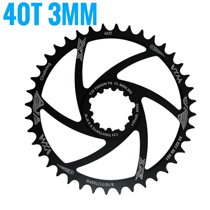 Zębatka GXP 40T Offset 3mm korby korba gravel 1x direct mount sram