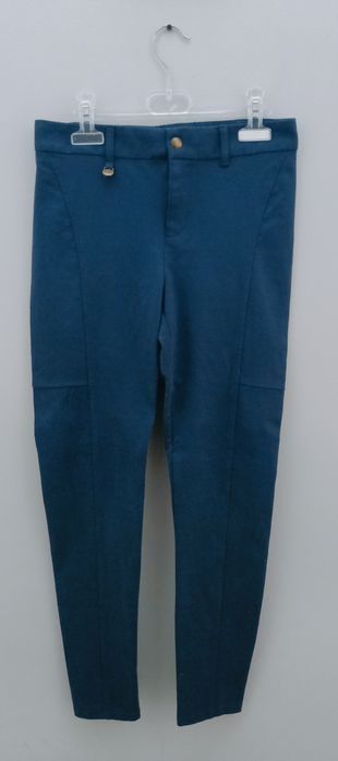 Granatowe spodnie dziewczęce tregginsy legginsy Ralph Lauren 12/14
