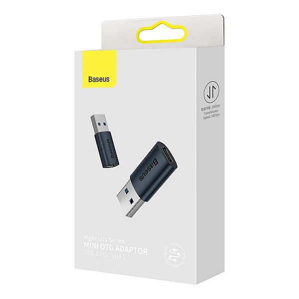 Baseus Ingenuity Series Mini przejściówka adapter USB 3.1 OTG do USB T