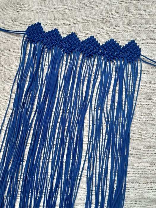 Припинда пояс з макраме