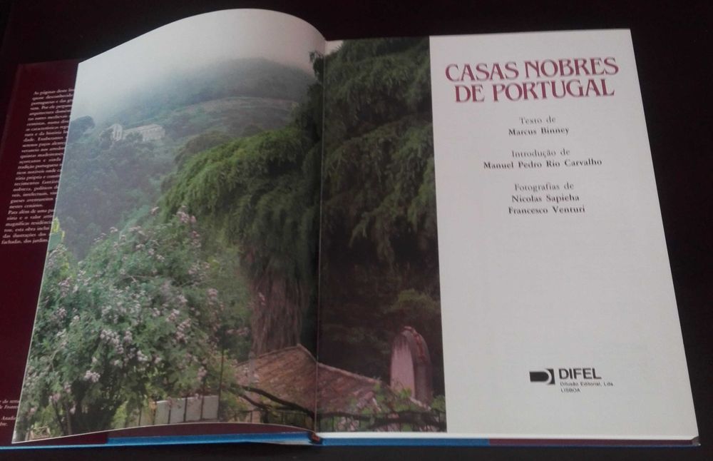 Livro Casas Nobres de Portugal, Impecável!
